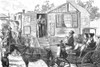 Itinerant Photographer. /Nphotographing A Party In Their Carriage At A Small American Town. Wood Engraving After Thomas Worth, 1871. Poster Print by Granger Collection - Item # VARGRC0089069