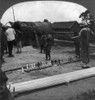 China: Cloth-Making, C1906./Nworkers Preparing The Warp For The Manufacturing Of Nankeen Cotton Cloth, Nanking, China. Stereograph, C1906. Poster Print by Granger Collection - Item # VARGRC0117521