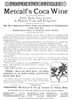 Advertisement: Coca Wine. /Nadvertisement For Coca Wine From An American Magazine Of 1879. Poster Print by Granger Collection - Item # VARGRC0016811