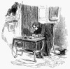 Clerk, 19Th Century. /Nwood Engraving, 19Th Century. Poster Print by Granger Collection - Item # VARGRC0077276