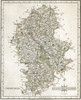 Map Of Staffordshire, 1793./Na Map Of Staffordshire, England. Line Engraving, English, 1793. Poster Print by Granger Collection - Item # VARGRC0079045