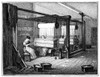Textile Manufacture, 1840. /Nreeding And Drawing-In. Interior View Of A Manchester Cotton Manufactures Mill. Lithograph, English. Poster Print by Granger Collection - Item # VARGRC0034526