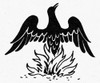 Egyptian Symbol: Phoenix. /Nthe Phoenix, An Ancient Egyptian Symbol Of Immortality. Line Drawing. Poster Print by Granger Collection - Item # VARGRC0099539