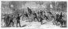 Whiskey Rebellion, 1794. /Ntarring And Feathering A Whiskey-Tax Collector At Pigeon Creek, Washington County, Pennsylvania During The Whiskey Rebellion In 1794. Wood Engraving, American, 1876. Poster Print by Granger Collection - Item # VARGRC0056626