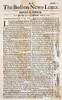 Boston News-Letter, 1704. /Nthe First Issue Of "The Boston News-Letter", April 1704. Poster Print by Granger Collection - Item # VARGRC0049785