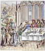 France: Banquet, 1517. /Nserving The Peacock At A State Banquet. Woodcut From An Edition Of The Works Of Virgil Published At Lyons, France, In 1517. Poster Print by Granger Collection - Item # VARGRC0100585 France: Banquet, 1517. /Nserving The Peacock At A State Banquet. Woodcut From An Edition Of The Works Of Virgil Published At Lyons, France, In 1517. Poster Print by Granger Collection - Item # VARGRC0100585