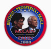 Presidential Campaign, 2008. /Ncampaign Button For Republican Presidential And Vice Presidential Candidates John Mccain (Right) And Sarah Palin, 2008. Poster Print by Granger Collection - Item # VARGRC0101656