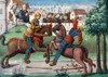 Jousting Knights, 1499. /Ntwo Knights Jousting In A Tournament. French Manuscript Illumination. Poster Print by Granger Collection - Item # VARGRC0057883