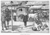 Burma: Mandalay, 1887. /Nmerchant Street At Mandalay, Burma. Wood Engraving, 1887. Poster Print by Granger Collection - Item # VARGRC0094467