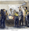 Chicago: Meatpacking, 1878. /Ncutting Up Hogs At A Meatpacking Plant In Chicago, Illinois. Wood Engraving, American, 1878. Poster Print by Granger Collection - Item # VARGRC0106957