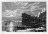 Italy: Palace Ruins. /Nview Of The Ruins Of The Palace Of Queen Joanna, Near Naples, Italy. Steel Engraving, German, 19Th Century. Poster Print by Granger Collection - Item # VARGRC0096091