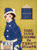 World War I: Thrift Stamps. /Nposter For Thrift Stamps And Saving Stamps During World War I. Lithograph, 1917. Poster Print by Granger Collection - Item # VARGRC0131280