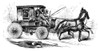 Virginia: Stagecoach, 1855. /Na Stagecoach In Virginia. Wood Engraving, 1855. Poster Print by Granger Collection - Item # VARGRC0057128