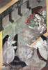 Japan: Tale Of Genji. /Na Court Lady Looks At Pictures; One Maid Reads While The Other Dresses Her Ladies Hair In A Scene From The 'Tale Of Genji.' Scroll Drawing, Japanese, 12Th Century. Poster Print by Granger Collection - Item # VARGRC0103085