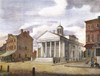 Bank Of Pennsylvania, 1800. /Nthe City Tavern (Left) And The Bank Of Pennsylvania, South Second Street, Philadelphia. Color Line Engraving, 1800, By William Birch & Son. Poster Print by Granger Collection - Item # VARGRC0009019