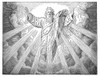Creation Of Light. /Nthe Creation Of Light (Genesis 1:2). Wood Engraving, 19Th Century. Poster Print by Granger Collection - Item # VARGRC0014218