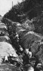 World War I: Belgium. /Na Long Line Of Belgian Troops In A Trench During World War I. Photograph, 1914-1918. Poster Print by Granger Collection - Item # VARGRC0407774