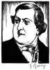 Gioacchino Rossini /N(1792-1868). Italian Operatic Composer. Drawing, 1932, By Samuel Nisenson. Poster Print by Granger Collection - Item # VARGRC0006717