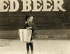 St. Louis: Newsboy, 1910. /Na Five-Year Old Newboy Selling Newspapers In St. Louis, Missouri. Photograph By Lewis Hine, May 1910. Poster Print by Granger Collection - Item # VARGRC0131829