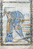 Knight And Monster. /Nknight Fighting A Fabulous Monster, Depicted In A Historiated Initial 'R.' Illumination From A 12Th Century French Manuscript. Poster Print by Granger Collection - Item # VARGRC0025505