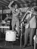 Lionel Hampton (1908-2002). /Namerican Jazz Musician And Bandleader. Playing With Arnett Cobb At The Aquarium In New York City. Photograph By William P. Gottlieb, C1946. Poster Print by Granger Collection - Item # VARGRC0267236