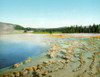 Yellowstone: Hot Spring. /Nview Of The Sapphire Pool Hot Spring In Yellowstone National Park, Wyoming. Photochrome, C1902. Poster Print by Granger Collection - Item # VARGRC0129180