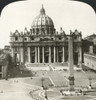 Rome: St. Peter'S Basilica. /Nview Of St. Peter'S Basilica And Plaza In Rome. Stereograph, C1902. Poster Print by Granger Collection - Item # VARGRC0326637