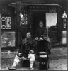 China: Street Barber, C1919. /Nchinese Barber And Customer On The Sidewalk, Peking, China. Stereograph, C1919. Poster Print by Granger Collection - Item # VARGRC0116358