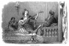 Harem: Pasha And His Wife. /Nwood Engraving, English, 1853. Poster Print by Granger Collection - Item # VARGRC0032551
