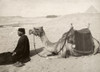 Bedouin At Prayer. /Nan Arab At Prayer Near A Pyramid In The Egyptian Desert. Photograph By G. Liekegian & Co., Cairo, Early 20Th Century. Poster Print by Granger Collection - Item # VARGRC0090593