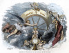 New Year, 1854. /N'Wheel Of Time.' An Allegorical Representation Of The Coming-In Of The New Year, 1854. Wood Engraving, American, 1854. Poster Print by Granger Collection - Item # VARGRC0056462