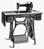 Singer Sewing Machine. /N19Th Century Wood Engraving. Poster Print by Granger Collection - Item # VARGRC0097671