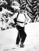 Ernest Hemingway /N(1899-1961). American Writer. Skiing At Gstaad, Switzerland, In 1927. Poster Print by Granger Collection - Item # VARGRC0016180