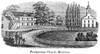 New Jersey: Mendam, 1844. /Npresbyterian Church At Mendham, New Jersey. Wood Engraving, 1844. Poster Print by Granger Collection - Item # VARGRC0082535
