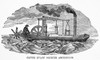 Orukter Amphibolos , 1804. /Namerican Inventor, Oliver Evans' 'Amphibious Digger.' Wood Engraving, 19Th Century. Poster Print by Granger Collection - Item # VARGRC0069186