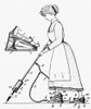 Vacuum Cleaner, 1912. /Ndiagram Of A Vacuum Cleaner Using Foot Bellows To Create Suction, 1912. Poster Print by Granger Collection - Item # VARGRC0109642