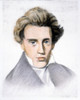 Soren Kierkegaard /N(1813-1855). Danish Philosopher. Contemporary Pencil Drawing. Poster Print by Granger Collection - Item # VARGRC0054610