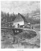 Canada: Countryside, 1883. /Nan Old Mill. Engraving, 1883. Poster Print by Granger Collection - Item # VARGRC0094411