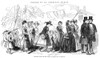 Brigham Young (1801-1877). /Namerican Mormon Leader. Brigham Young And His Family On Their Way To Church In Salt Lake City, Utah. Wood Engraving, American, 1857. Poster Print by Granger Collection - Item # VARGRC0013523