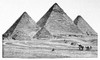 Egypt: Pyramids At Giza. /Nthe Pyramids At Giza, Egypt. Line Engraving, 19Th Century. Poster Print by Granger Collection - Item # VARGRC0122667