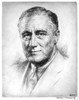 Franklin Delano Roosevelt /N(1882-1945). 32Nd President Of The United States. Etching, C1933. Poster Print by Granger Collection - Item # VARGRC0174697