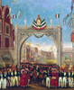 Agust�N De Iturbide, 1821. /Nemperor Of Mexico. Entering Mexico City, September 1821 With The Army Of Three Guarantees. Contemporary Oil On Canvas By An Unknown Mexican Artist. Poster Print by Granger Collection - Item # VARGRC0022346