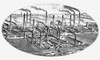 Factories: England, C1850. /Nthe Steel Works At Sheffield, England. English Engraving, C1850. Poster Print by Granger Collection - Item # VARGRC0036946