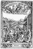 Children Of Planet Saturn. /Nallegoric Representation Of The Life Of The Children Of The Planet Saturn. Woodcut, German, 16Th Century. Poster Print by Granger Collection - Item # VARGRC0014556