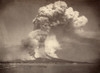 Pompeii: Mount Vesuvius. /Nmount Vesuvius Spewing Smoke And Ash Into The Sky During The Eruption Of 26 April 1872, Overlooking The Bay Of Naples Near Pompeii, Italy. Poster Print by Granger Collection - Item # VARGRC0111422