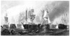Battle Of Trafalgar, 1805. /N21 October 1805. Steel Engraving, 19Th Century, After A Painting By Clarkson Stanfield (1793-1867). Poster Print by Granger Collection - Item # VARGRC0041381