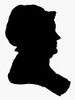 Martha Jefferson Carr /N(1746-1811). Younger Sister Of President Thomas Jefferson. Undated Silhouette. Poster Print by Granger Collection - Item # VARGRC0113369