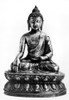 Tibetan Buddha. /Nbronze, Painted And Engraved, The Eyes Inlaid With Silver. From Tibet, 14Th Century. Poster Print by Granger Collection - Item # VARGRC0012908