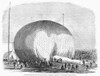 Lowe'S Balloon, 1859. /Nthaddeus S.C. Lowe'S Balloon, 'City Of New York,' Being Inflated On The Crystal Palace Grounds In New York, November 1859. Poster Print by Granger Collection - Item # VARGRC0091086