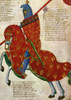 Knight, 14Th Century. /Nan Armed Knight Of Prato. Manuscript Illustration, Italian, 14Th Century. Poster Print by Granger Collection - Item # VARGRC0023995